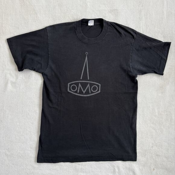 Vintage 90s Shellac OMO Tour Steve Albini Big Black Industrial T-Shirt Large - Picture 1 of 5